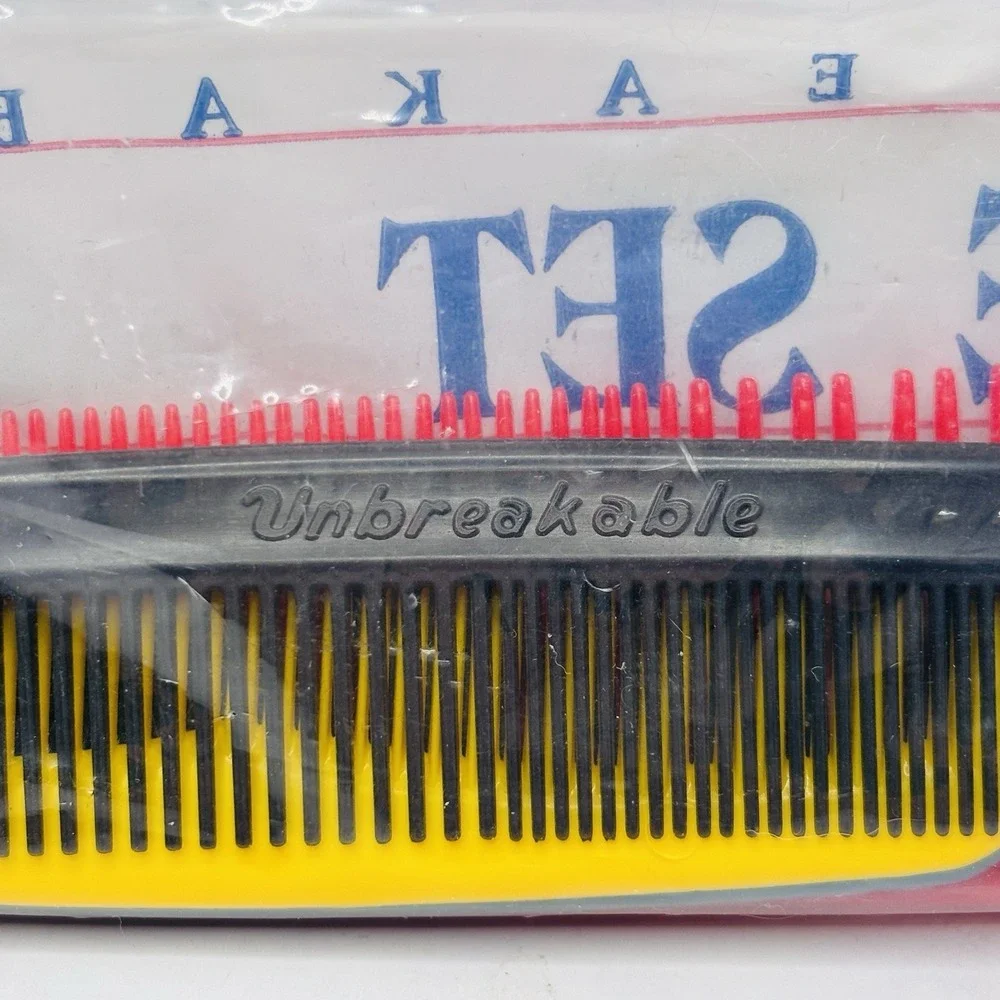 Vintage Unbreakable Combs 5 Piece Household Combs New Sealed‎